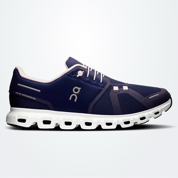 ON Cloud 6 Midnight White Running Shoes Men Sz 7 Or Women Sz 8.5 Wide
